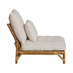 Fauteuil futon en rotin 1 place Elisa