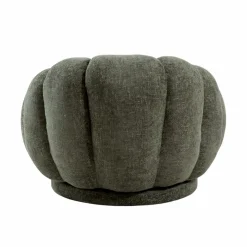 Fauteuil nuage en tissu vert gris Héléna
