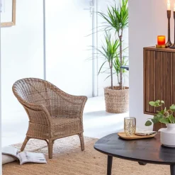 Fauteuil pour enfant en rotin Amael