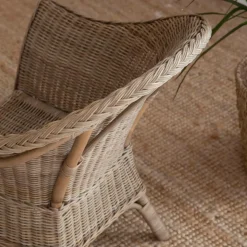 Fauteuil pour enfant en rotin Amael