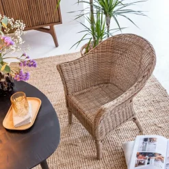 Fauteuil pour enfant en rotin Amael