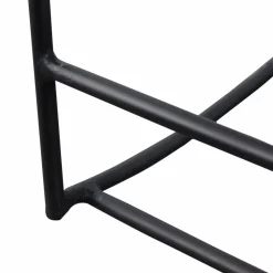 Fauteuil vintage en cuir marron Porto