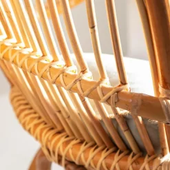 Fauteuil vintage en rotin Rattan