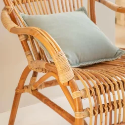 Fauteuil vintage en rotin Rattan
