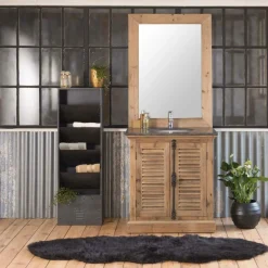 Jeté en fausse fourrure noire