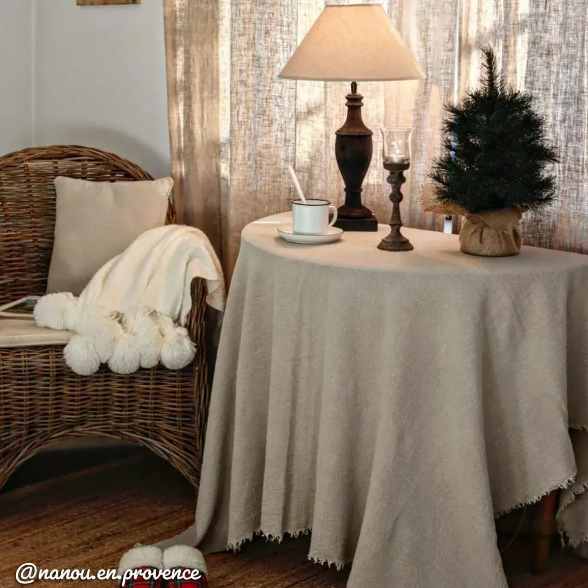 Lampe à poser en bois de manguier Will