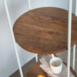 Lampe sur pied en métal et jute Estelle