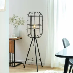 Lampe trépied en métal Cyrielle