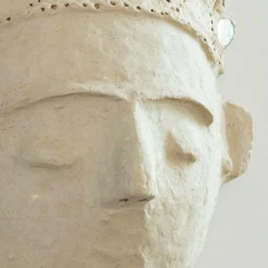 Masque avec couronne en papier mâché Antoine