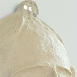 Masque ovale en papier mâché Antoine