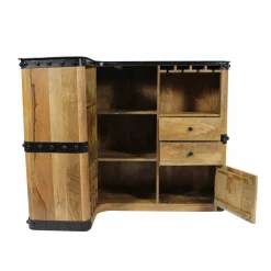 Meuble bar en bois de manguier New-York