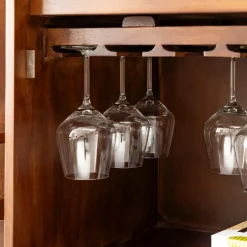 Meuble bar en bois de manguier Elio