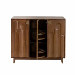 Meuble bar en bois de manguier Elio