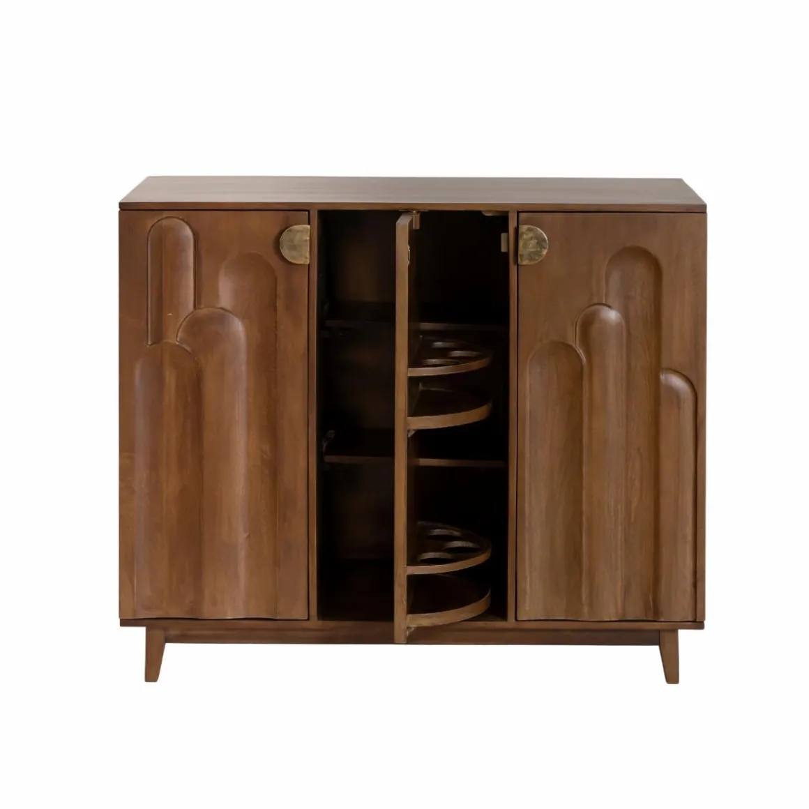 Meuble bar en bois de manguier Elio