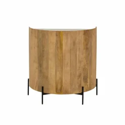 Meuble bar en bois de manguier et marbre Adler