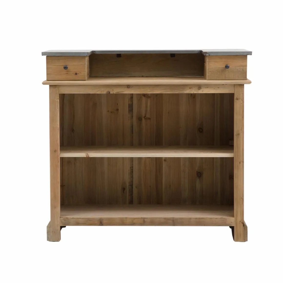Meuble bar en bois recyclé 120cm Garance