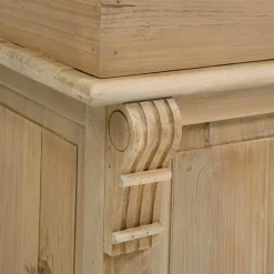 Meuble bar en bois recyclé 120cm Garance