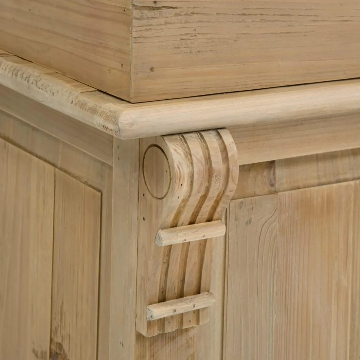 Meuble bar en bois recyclé 120cm Garance