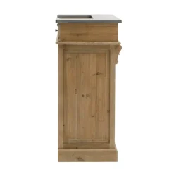 Meuble bar en bois recyclé 120cm Garance