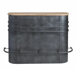 Meuble bar en métal et bois de manguier Locker