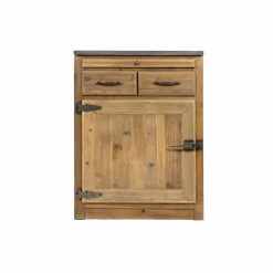 Meuble bas de cuisine 2 tiroirs, 1 porte - Champêtre