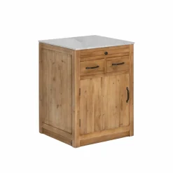 Meuble bas de cuisine 2 tiroirs, 1 porte Epure