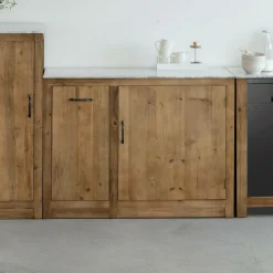 Meuble bas de cuisine avec tiroir coulissant Epure