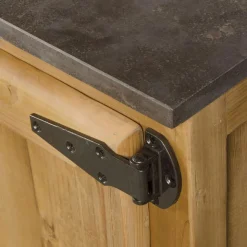 Meuble bas de cuisine avec tiroir coulissant Champêtre