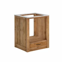 Meuble bas de cuisine pour four et plaques de cuisson Epure