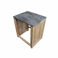 Meuble bas de cuisine pour lave vaisselle Champêtre