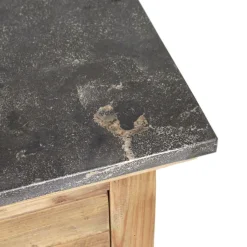 Meuble sous vasque en bois recyclé April