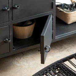 Meuble sous vasque en bois de manguier Sol