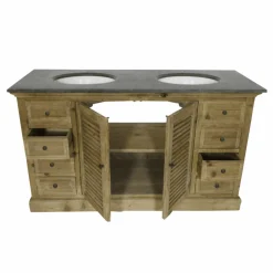 Meuble sous vasque en bois recyclé Zephyr