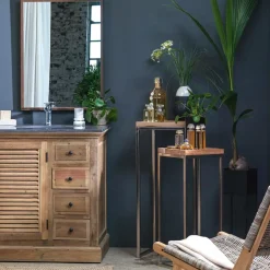 Meuble sous vasque en bois recyclé Zephyr