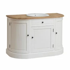 Meuble sous vasque en bois recyclé Garance