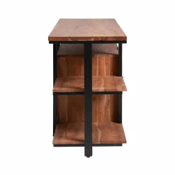 Meuble sous vasque en bois d'acacia et métal Jacob