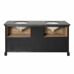 Meuble sous vasque en bois recyclé Valérien