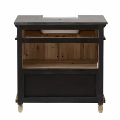 Meuble sous vasque en bois recyclé Paz