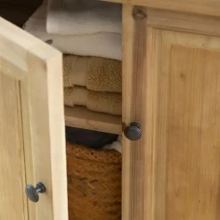 Meuble sous vasque en bois recyclé Paz