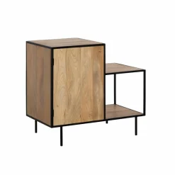 Meuble sous vasque en bois de manguier et métal Agathe