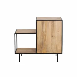 Meuble sous vasque en bois de manguier et métal Agathe