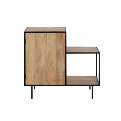 Meuble sous vasque en bois de manguier et métal Agathe