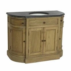 Meuble sous vasque en bois de chêne Gaia