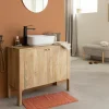 Meuble sous vasque en bois de manguier Tonin