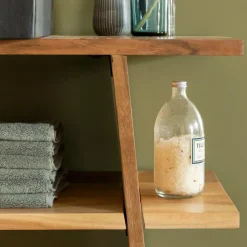 Meuble sous vasque en bois recyclé Corin