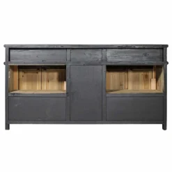 Meuble sous vasque en bois recyclé Cassandre