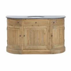 Meuble sous vasque en bois recyclé Livio