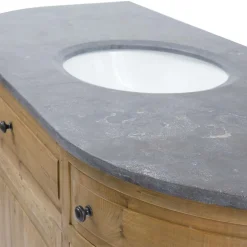 Meuble sous vasque en bois recyclé Livio