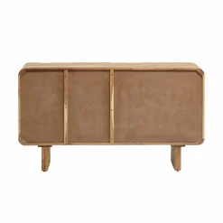 Meuble sous vasque en bois d'acacia foncé Tilio