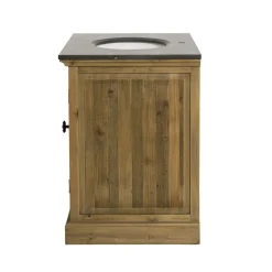 Meuble sous vasque en bois recyclé Jude